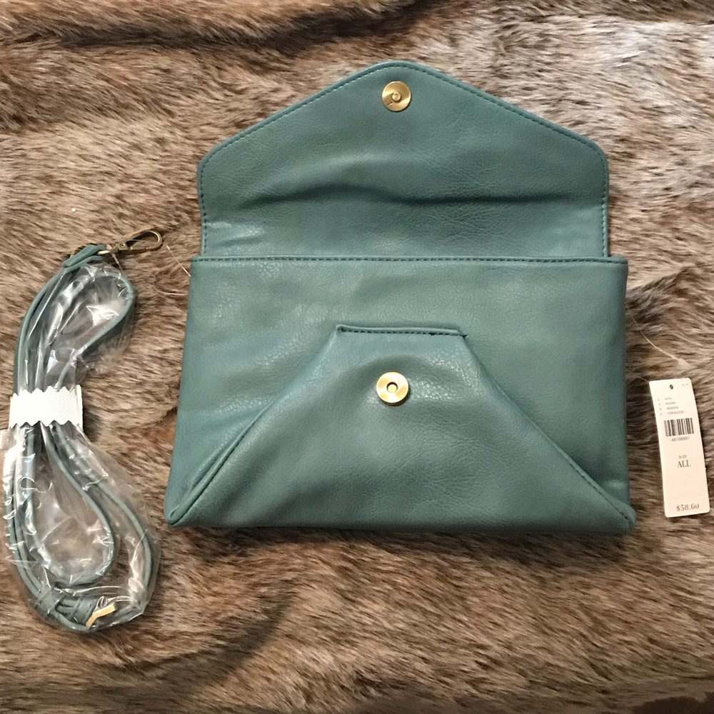 🆕NWT Anthropologie turquoise crossbody purse - Picture 6 of 7